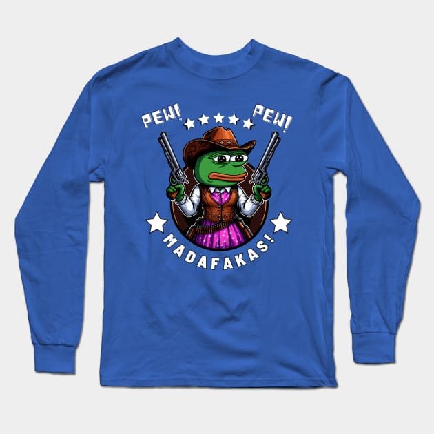 pew pew madafakas Long Sleeve T-Shirt by chems eddine